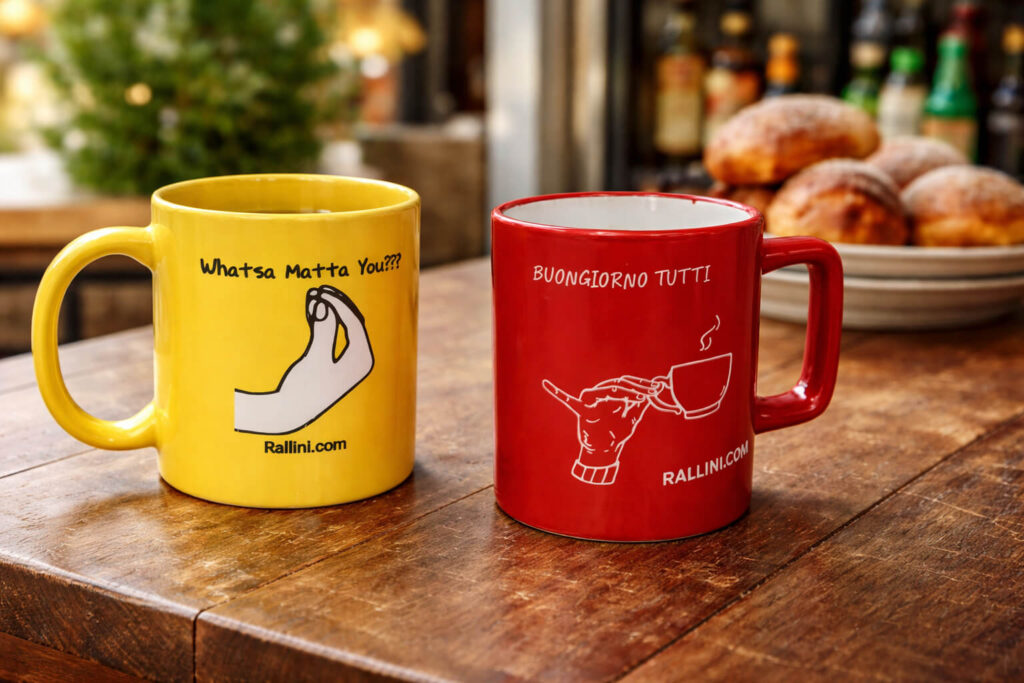 New Italian Coffee Mugs – Now Available at Our New York Café
